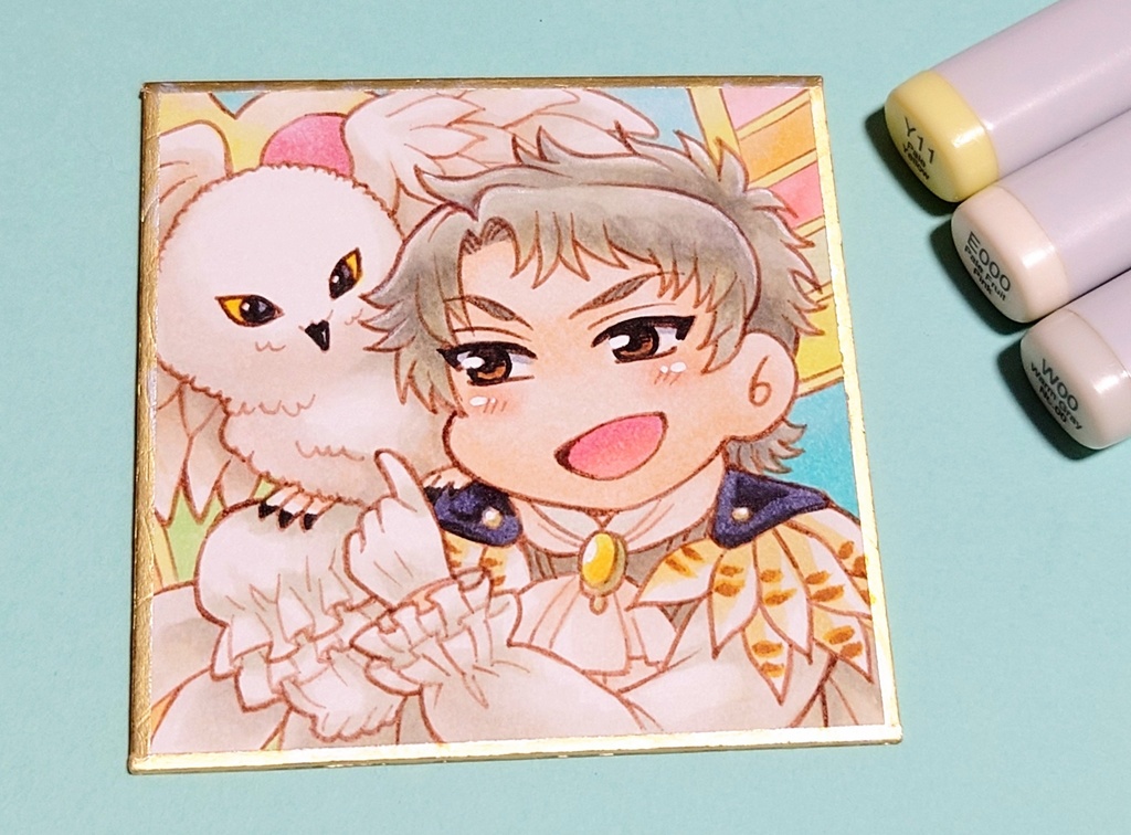【テニスの王子様】鳳長太郎豆色紙【原画一点もの】