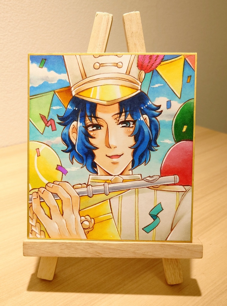 【テニスの王子様】幸村精市色紙【原画一点もの】