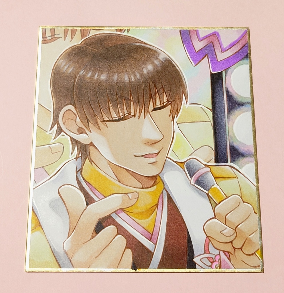 【テニスの王子様】柳蓮二色紙【原画一点もの】