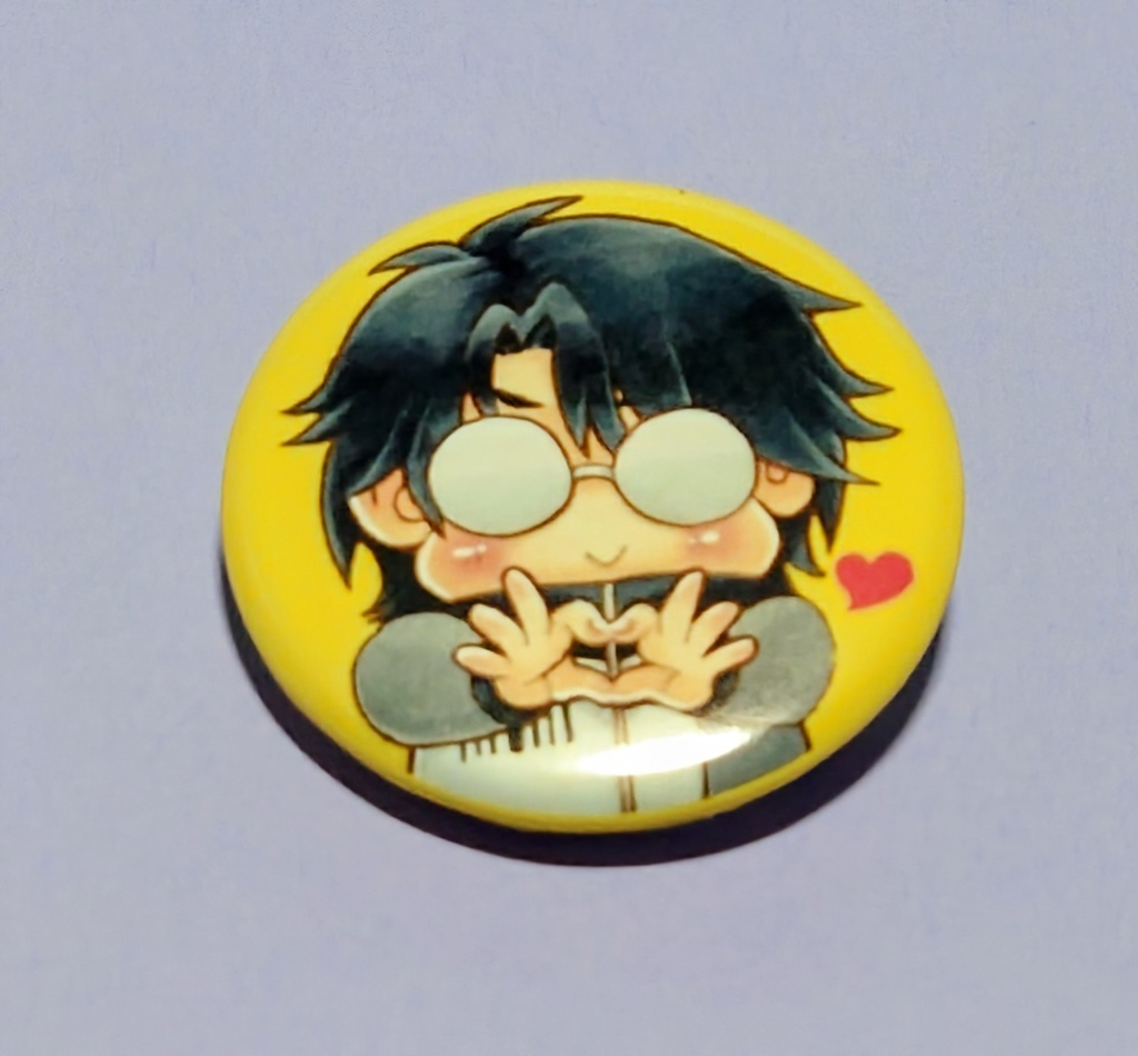 忍足侑士豆缶バッジ