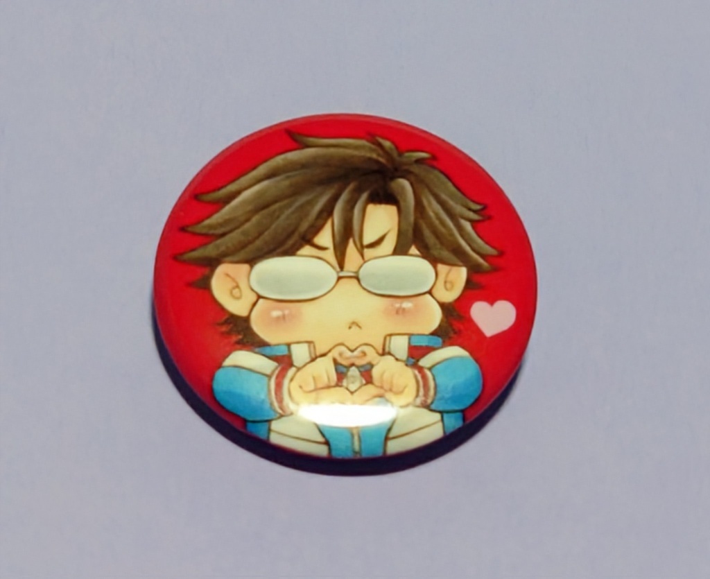 手塚国光豆缶バッジ