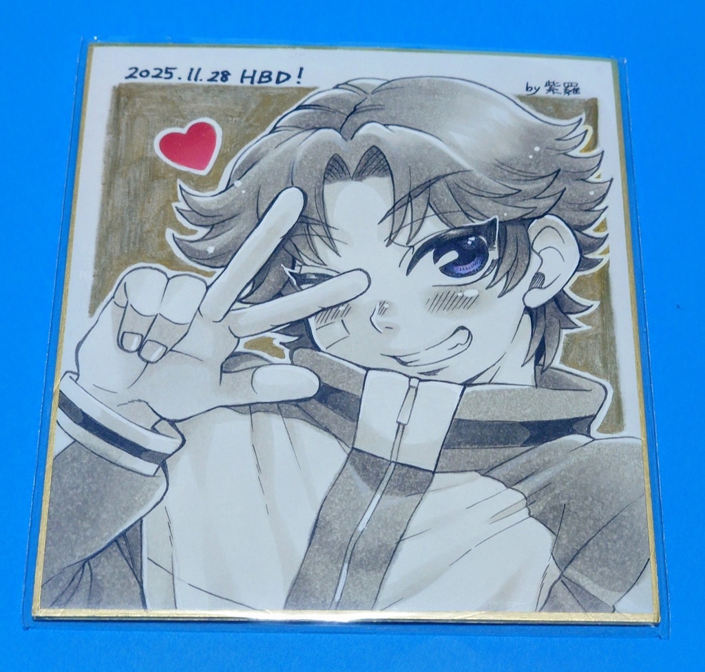 【テニスの王子様】菊丸英二色紙【原画一点もの】