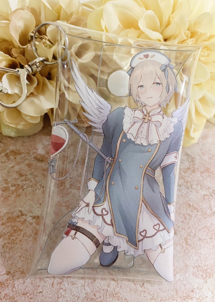 お迎えナースのクリアポーチ