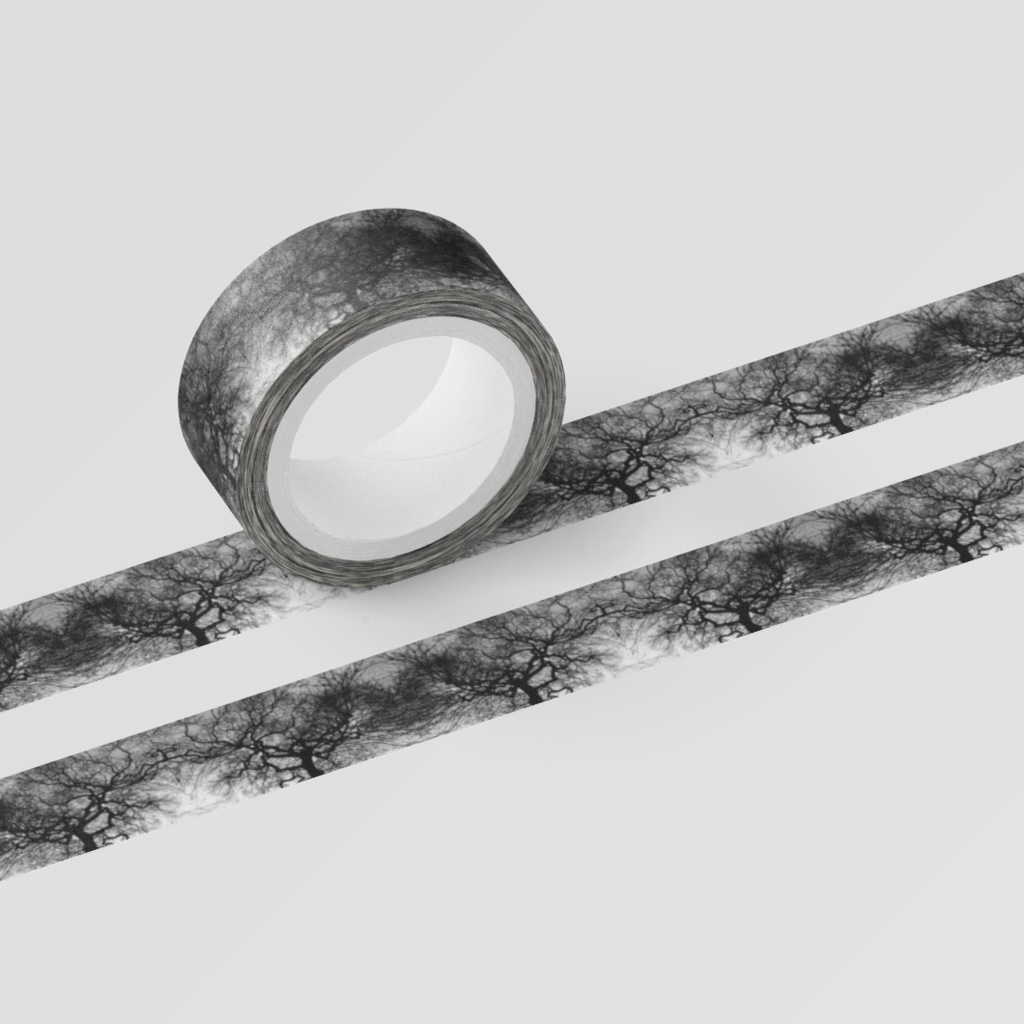 モノクロ枯れ木