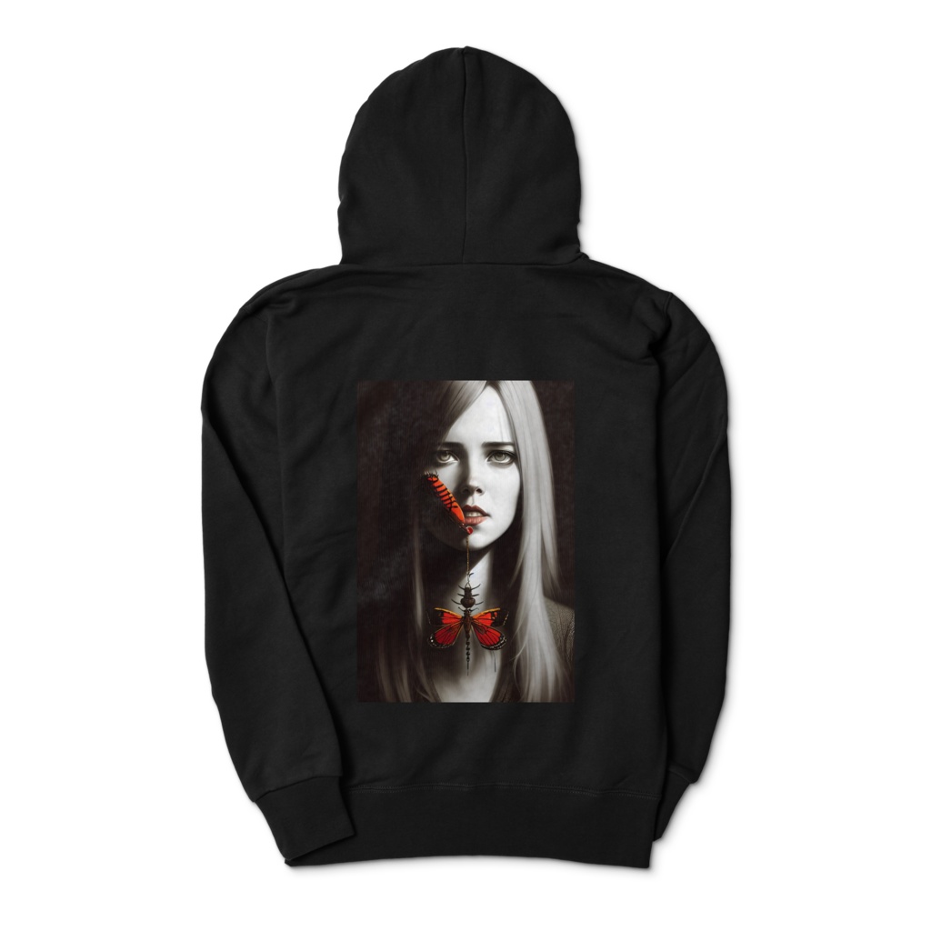 蟲を喰う女 ブルオーバーパーカー