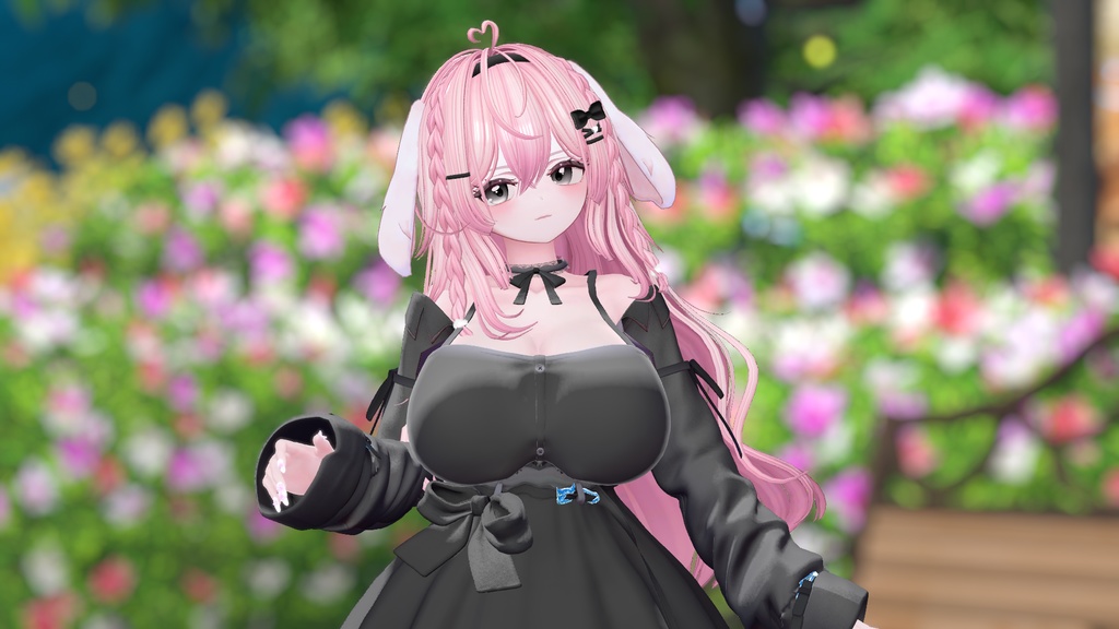 【5アバター対応】BlackGradation-EyeTexture-アイテクスチャ