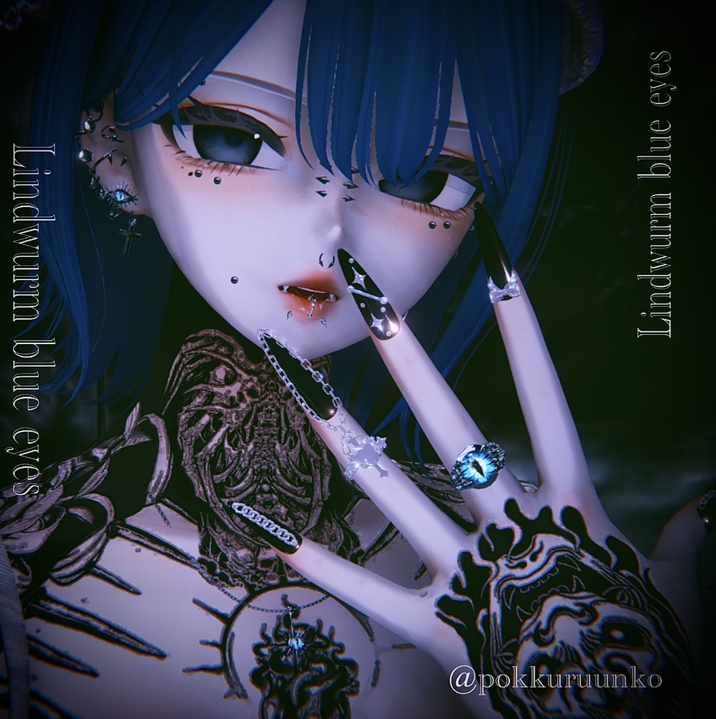 【Full Pack】Lindwurm blue eyes+Animation