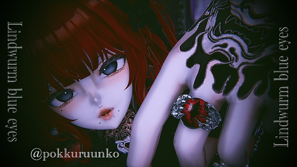 【Full Pack】Lindwurm blue eyes+Animation