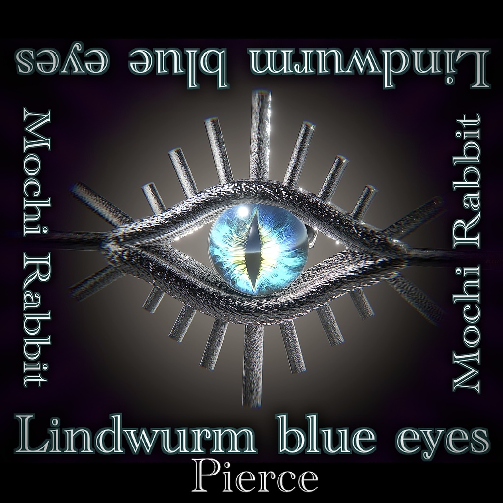 【Pierce】Lindwurm blue eyes【3Dモデル For VRChat】