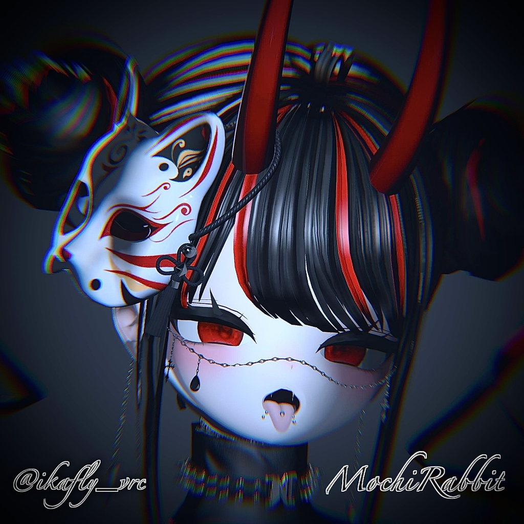 セール中‼️【Full Pack】Face Chain【4アバター対応】