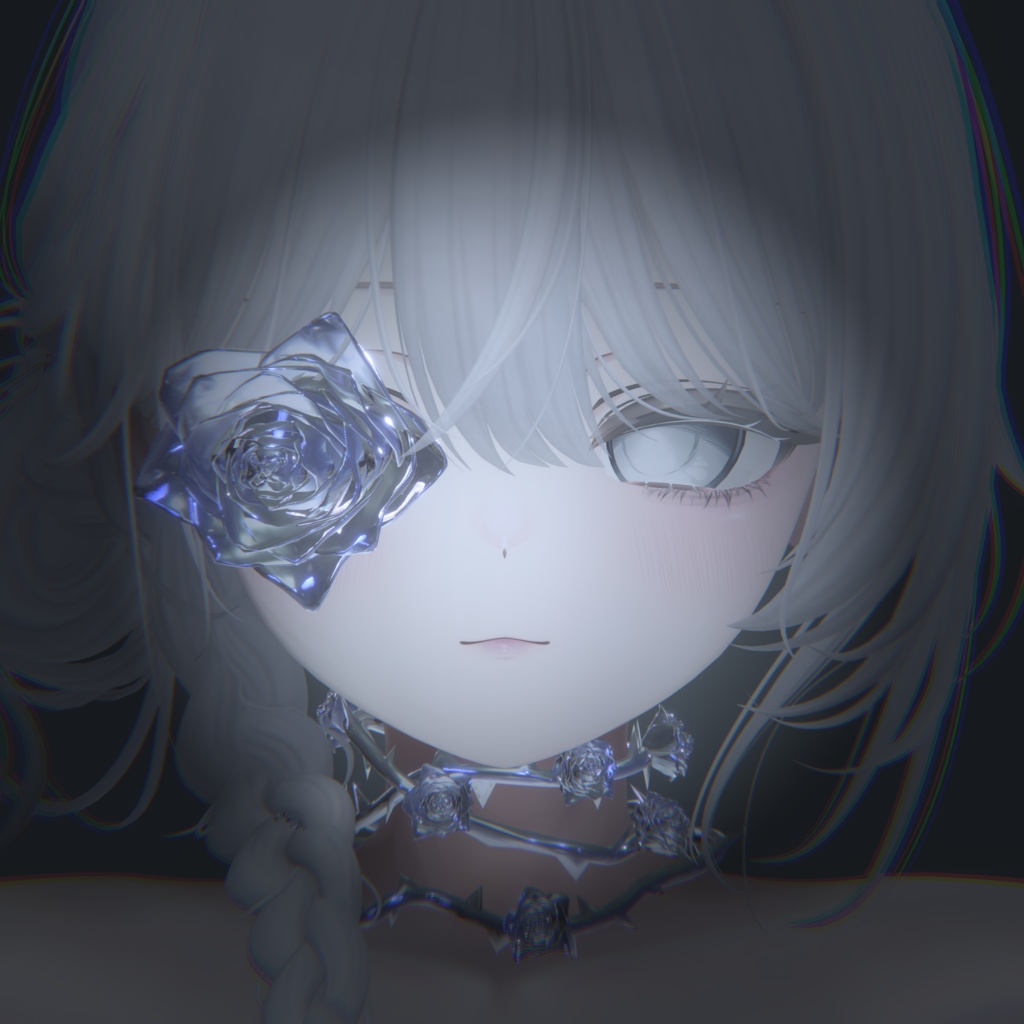 セール中‼️Rose flower eyes&choker