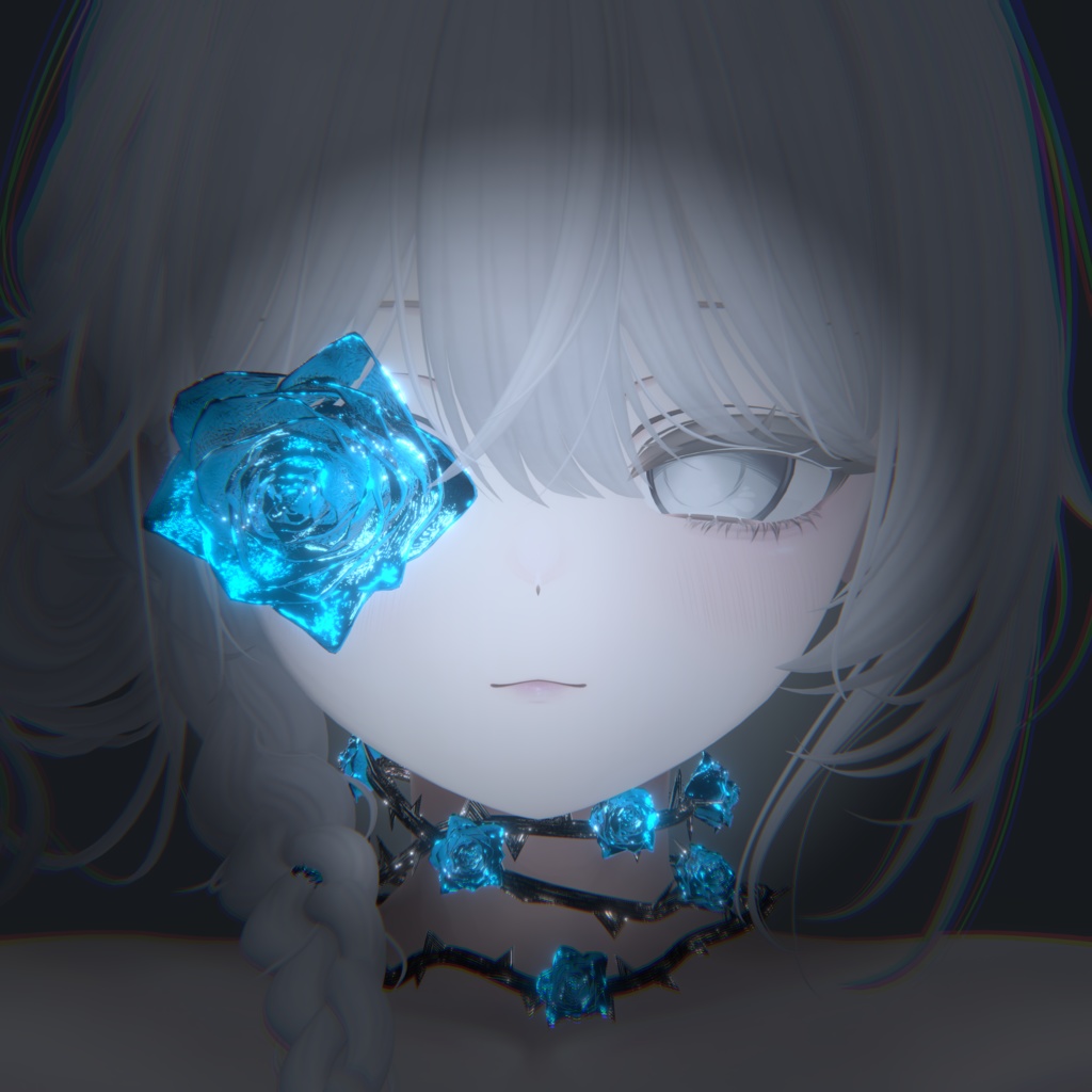 セール中‼️Rose flower eyes&choker