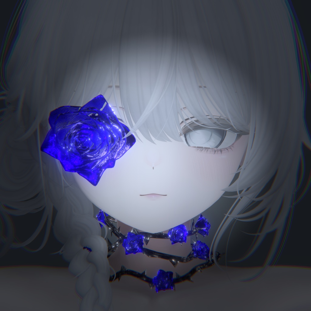 セール中‼️Rose flower eyes&choker