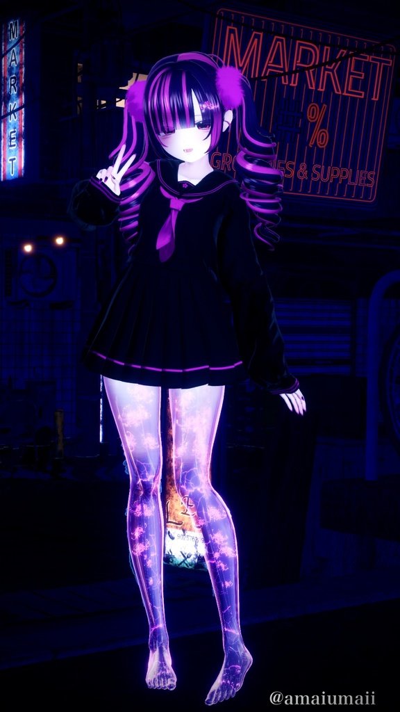 ⟡SALE⟡【MA対応】🦴Necrostride‐ネクロストライド‐【Aquaglassコラボコンテンツ】