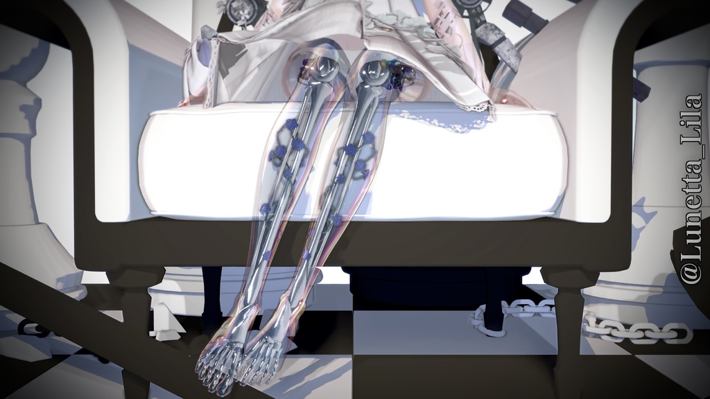 ⟡SALE⟡【MA対応】🦴Necrostride‐ネクロストライド‐【Aquaglassコラボコンテンツ】