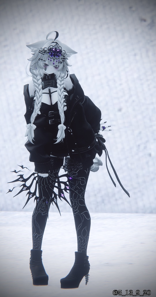 【SALE中‼️】【12アバター対応】💜Amethyst Thorn Regalia💜