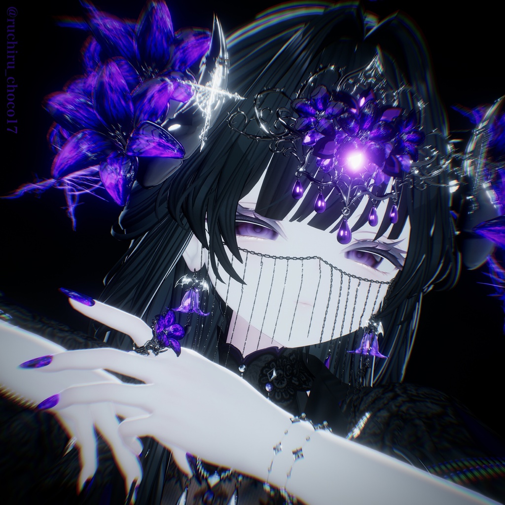 【SALE中‼️】【12アバター対応】💜Amethyst Thorn Regalia💜