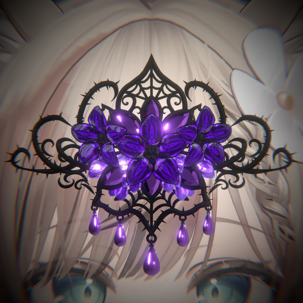 【SALE中‼️】【12アバター対応】💜Amethyst Thorn Regalia💜