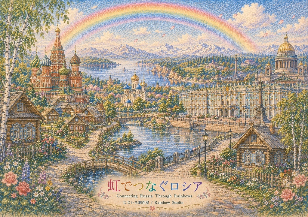 虹でつなぐロシア【アートコレクション・JPGダウンロード版】