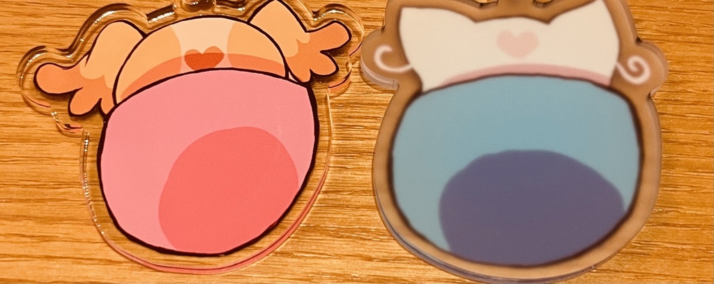 わんぷりおくるみアクキー