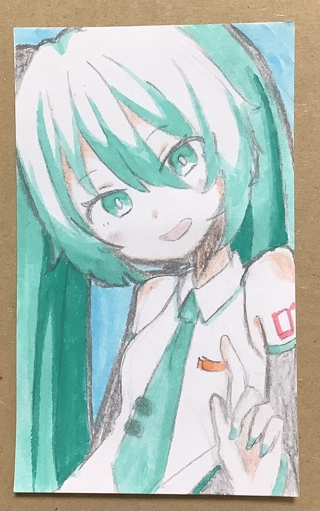 初音ミク 手描きイラスト