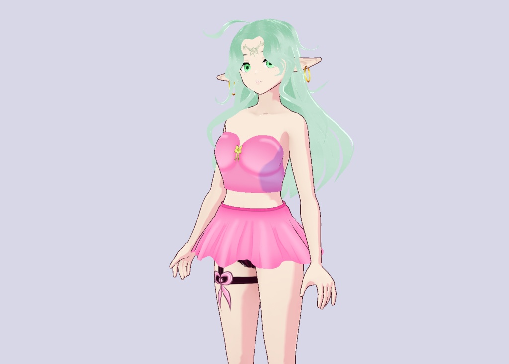 Pink outfit set [VRoid]