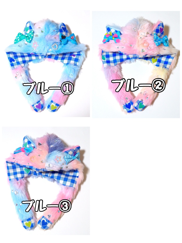 ネコ耳フードマフラー(ちびぐるみ)