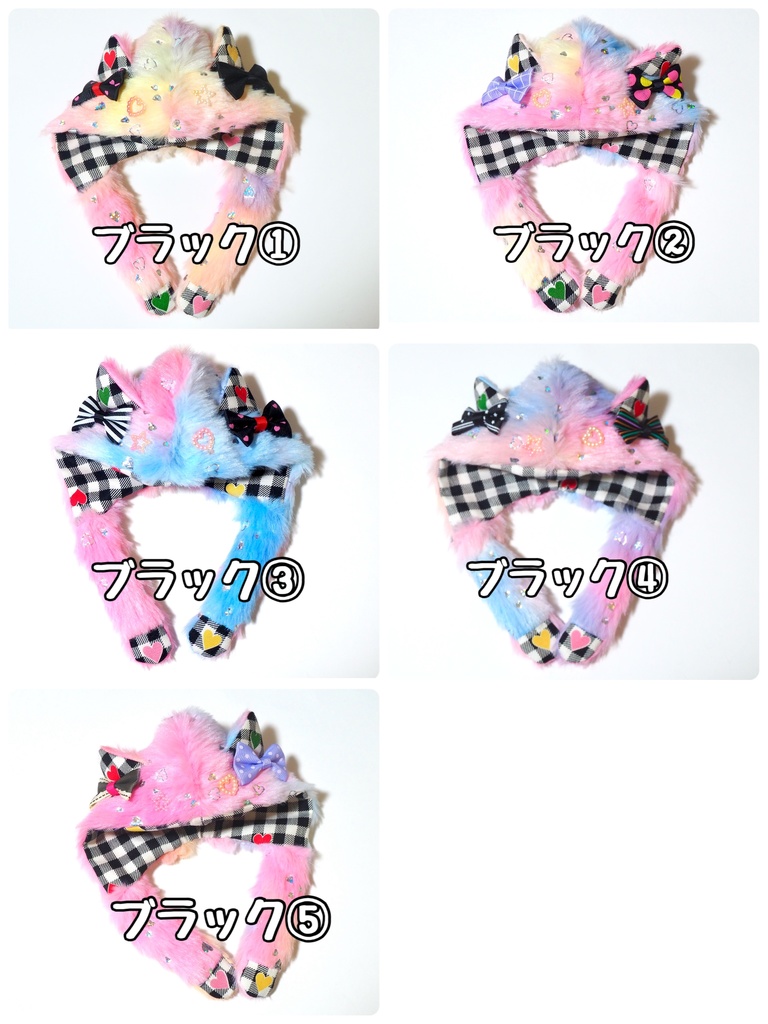 ネコ耳フードマフラー(ちびぐるみ)