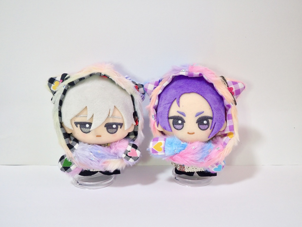 ネコ耳フードマフラー(ちびぐるみ)