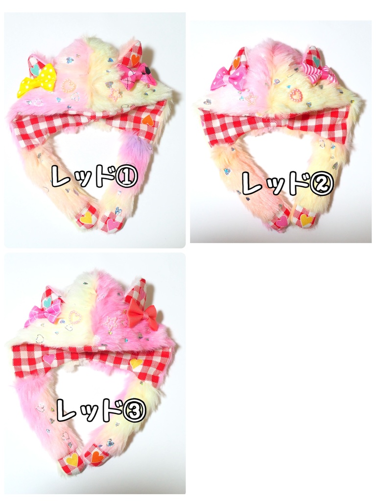 ネコ耳フードマフラー(ちびぐるみ)