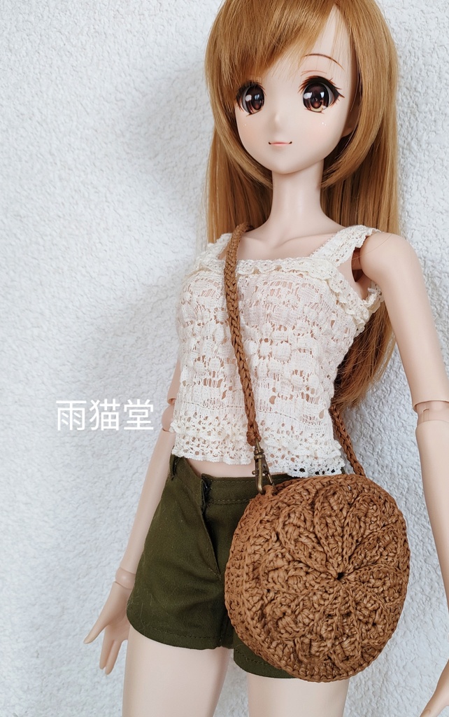 1/3ドールサイズ お花のサークルバッグ