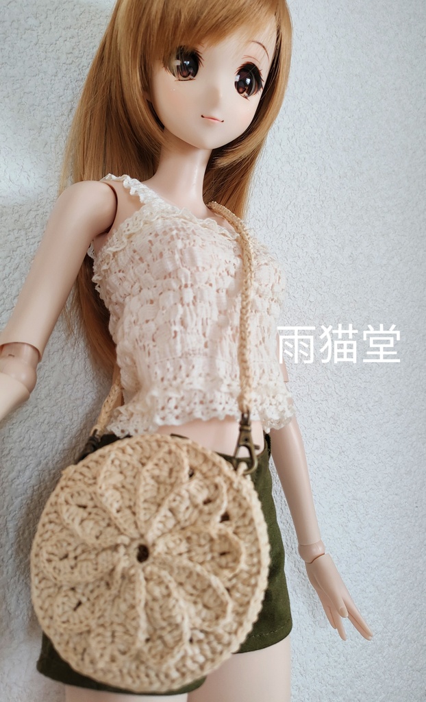 1/3ドールサイズ お花のサークルバッグ