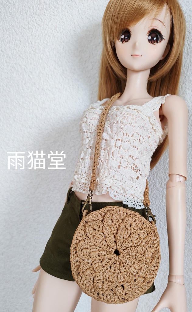 1/3ドールサイズ お花のサークルバッグ