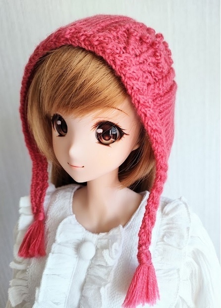 ニット帽&巾着バッグ