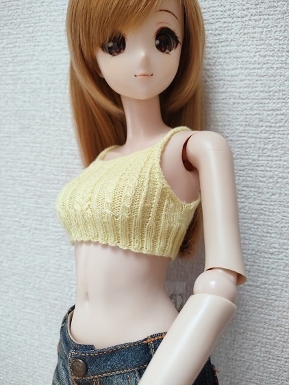 アラン模様のキャミソール&ボトム