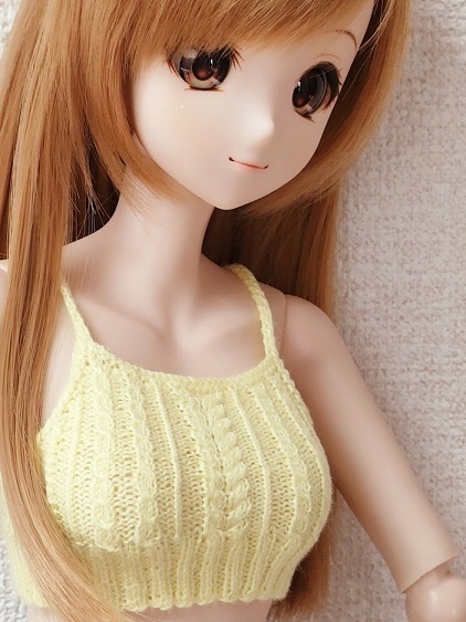 アラン模様のキャミソール&ボトム