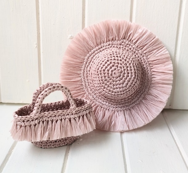 スマートドール 麦わら帽子とかごバッグ