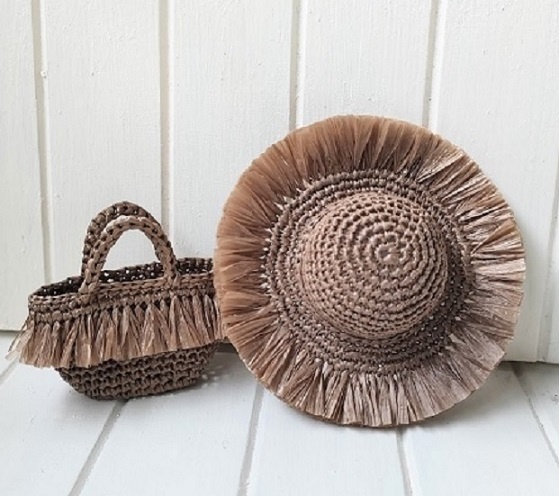 スマートドール 麦わら帽子とかごバッグ