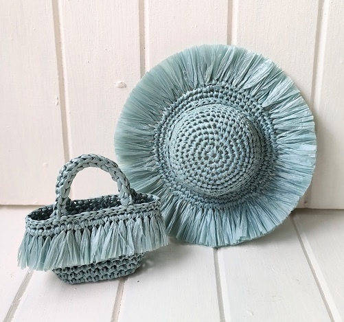 スマートドール 麦わら帽子とかごバッグ