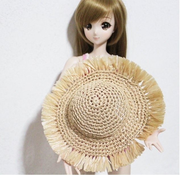 スマートドール 麦わら帽子とかごバッグ