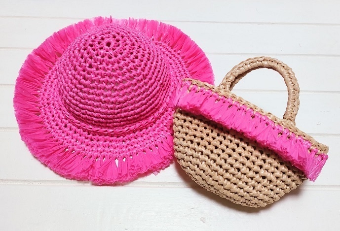 スマートドール 麦わら帽子とかごバッグ