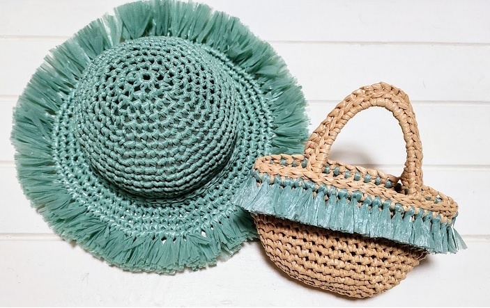 スマートドール 麦わら帽子とかごバッグ