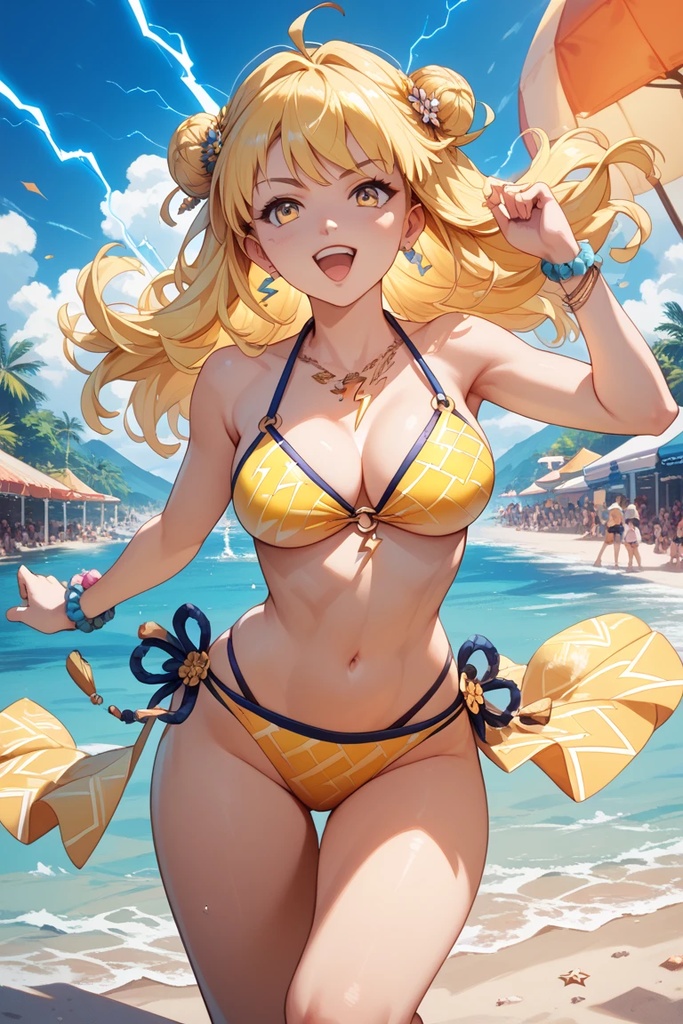 人気アニメ系キャラ属性×水着生成プロンプト集100選【鬼退治/魔法少女/異世界など10ジャンル】【NovelAI/SD/MJ対応】