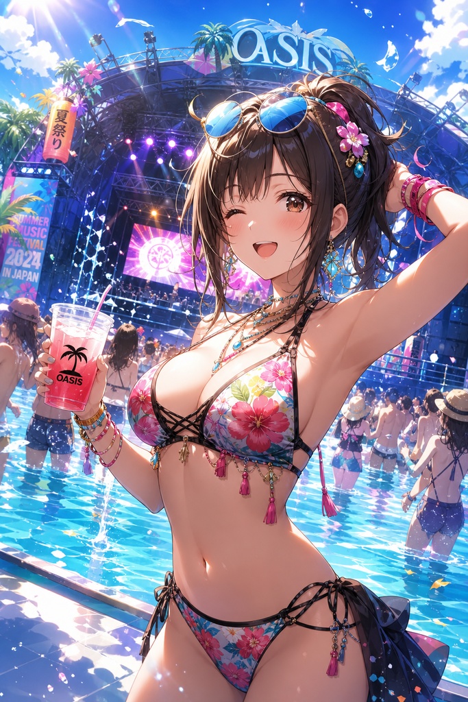 水着ファッション誌スタイル 女性キャラクター生成プロンプト集100選