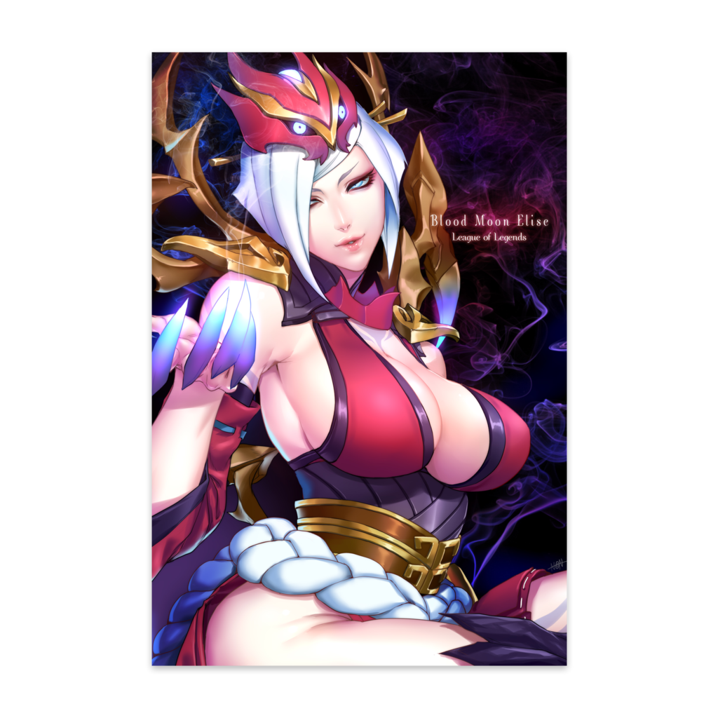 LoL ブラッドムーンエリスポストカード
