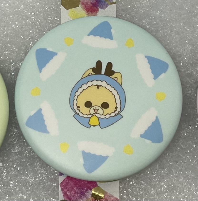 トラネコちゃん缶バッジ_クリスマス