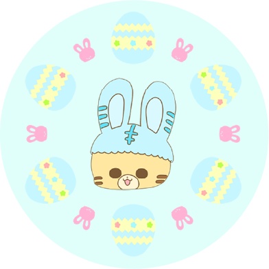 シマリスくん缶バッジセット_イースター