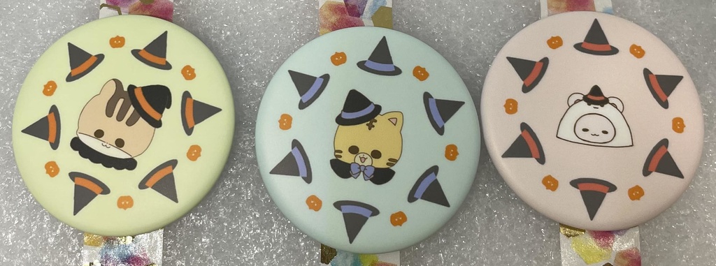 シマリスくん缶バッジセット_ハロウィン