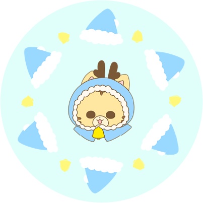 シマリスくん缶バッジセット_クリスマス