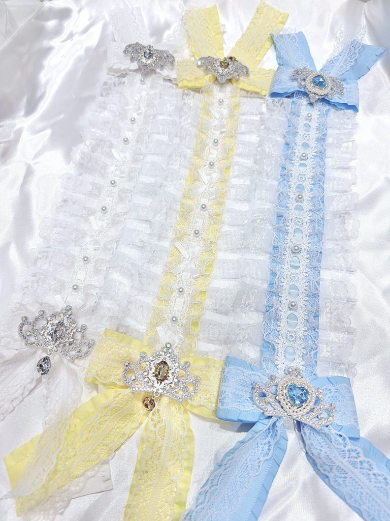 【一点物】リボンレースヘッドドレス